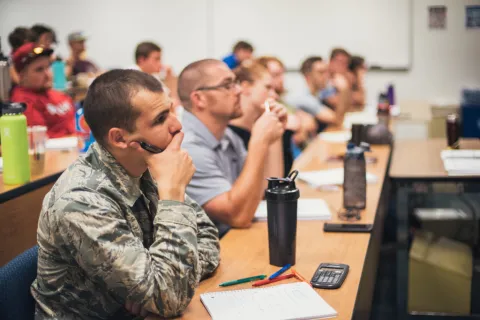 students in classroom